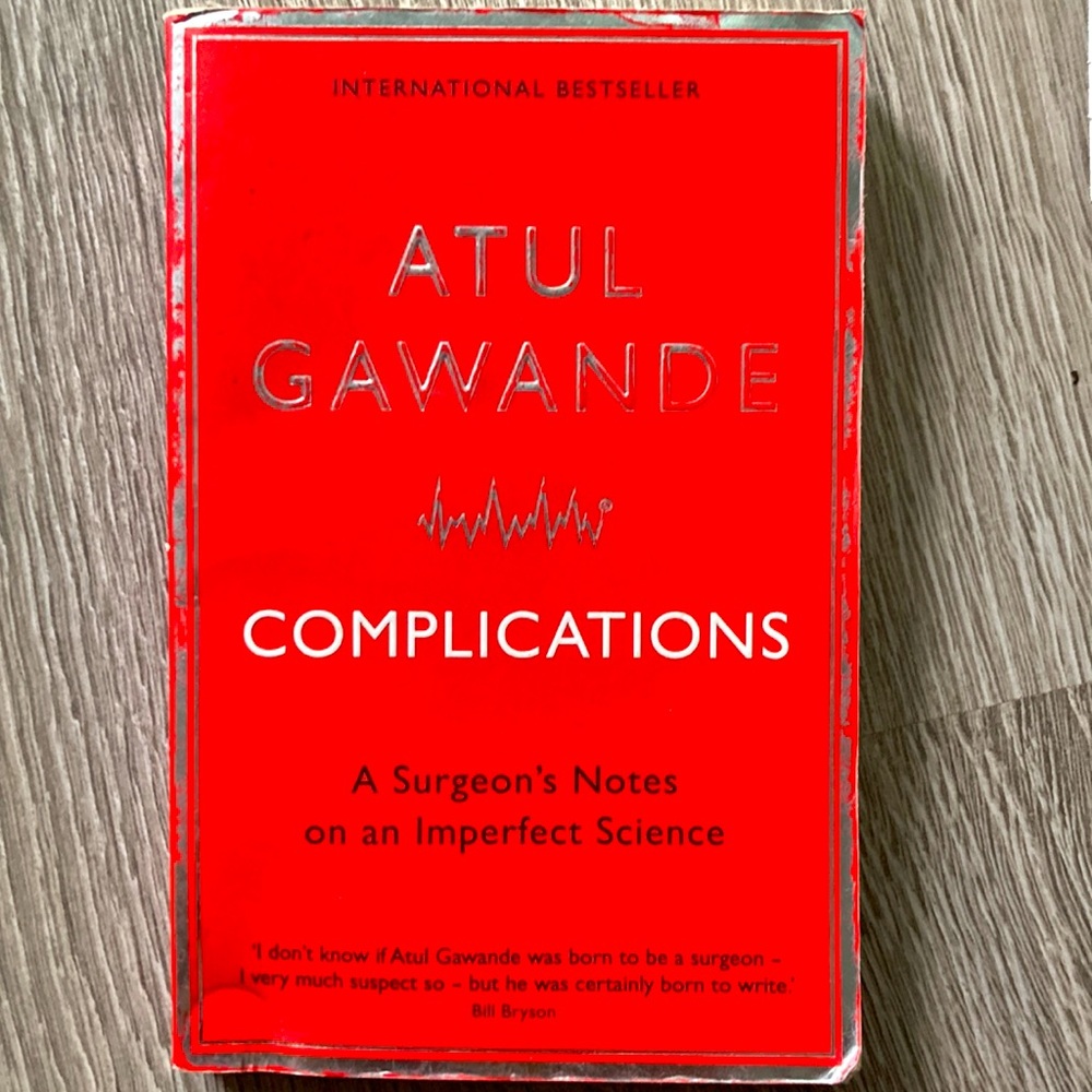 Complications by Atul Gawande paperback
